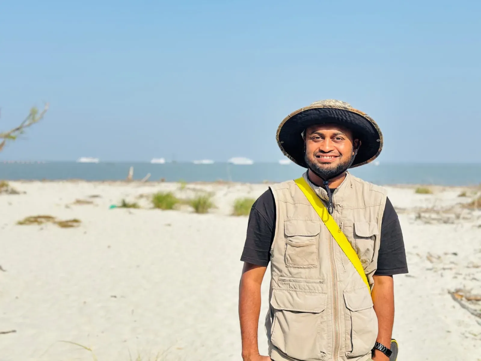 Morning mist over the Sundarban Mangrove Forest during a Royal Bengal Tiger Safari
